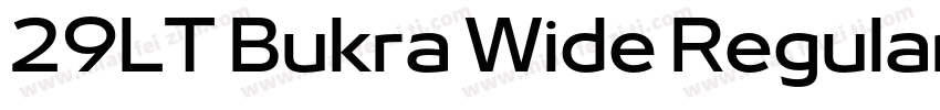 29LT Bukra Wide Regular字体转换
